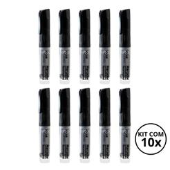Kit Com 10 Marcadores De Quadro Branco Recarregável -JOCAR MODELO:KIT 03
