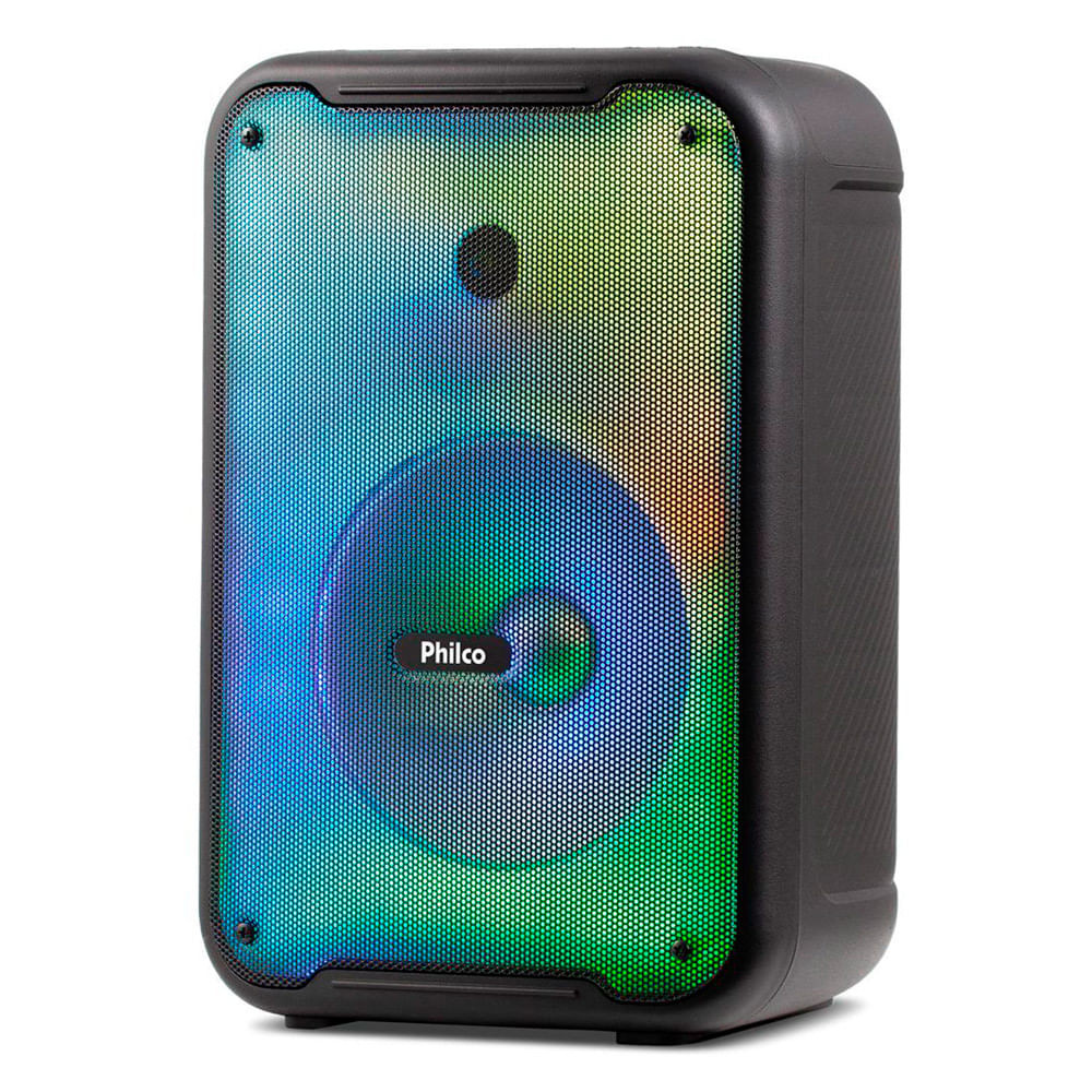 Caixa de Som Amplificada Bluetooth Philco 250W PCX3800 Flash Lights - Audio