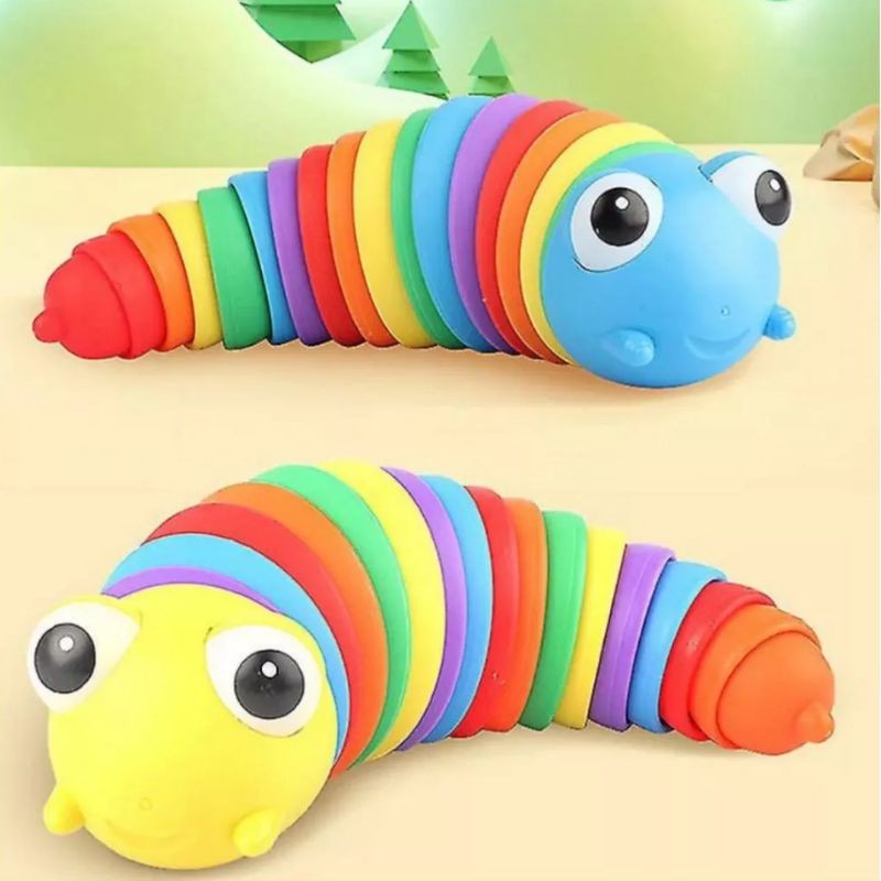 Brinquedo Lagarto Lesma Caracol De Minhocas Alivia o Estresse