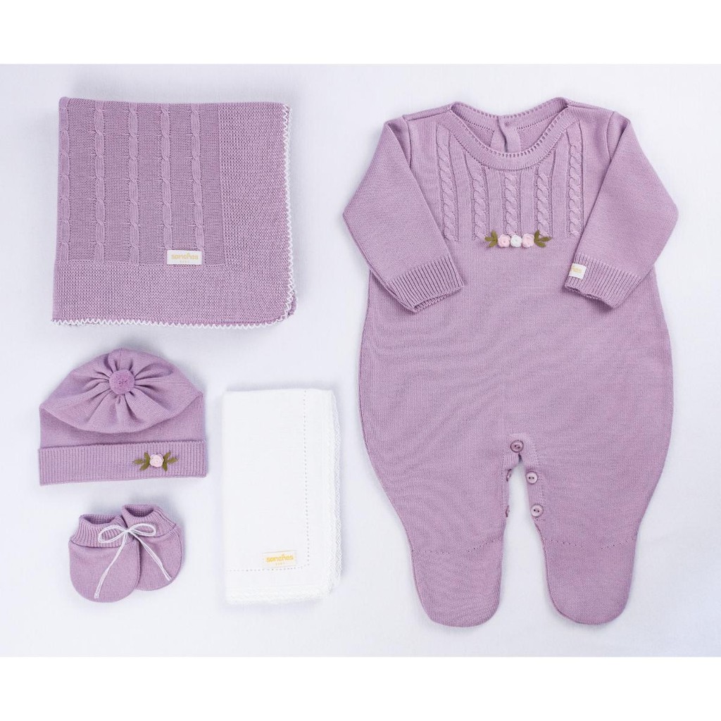 Conjunto Recem Nascido Completo Saida de Maternidade Menina Kit