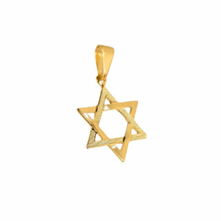 Pingente Estrela de David - Banhado Ouro 18K em Oferta na Shopee
