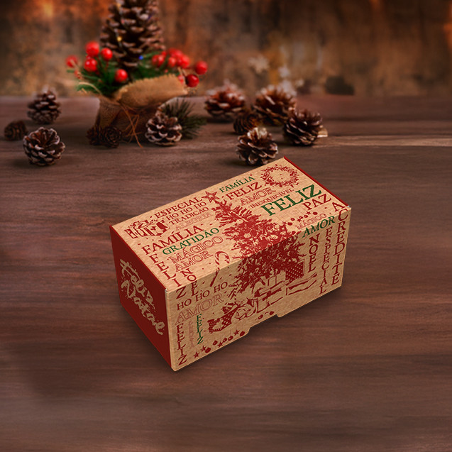 10 CAIXA ESSENCIAL 2 DOCES 8X4X4 - 5764 (NATAL 2025 IDEIA) (CHOCO)