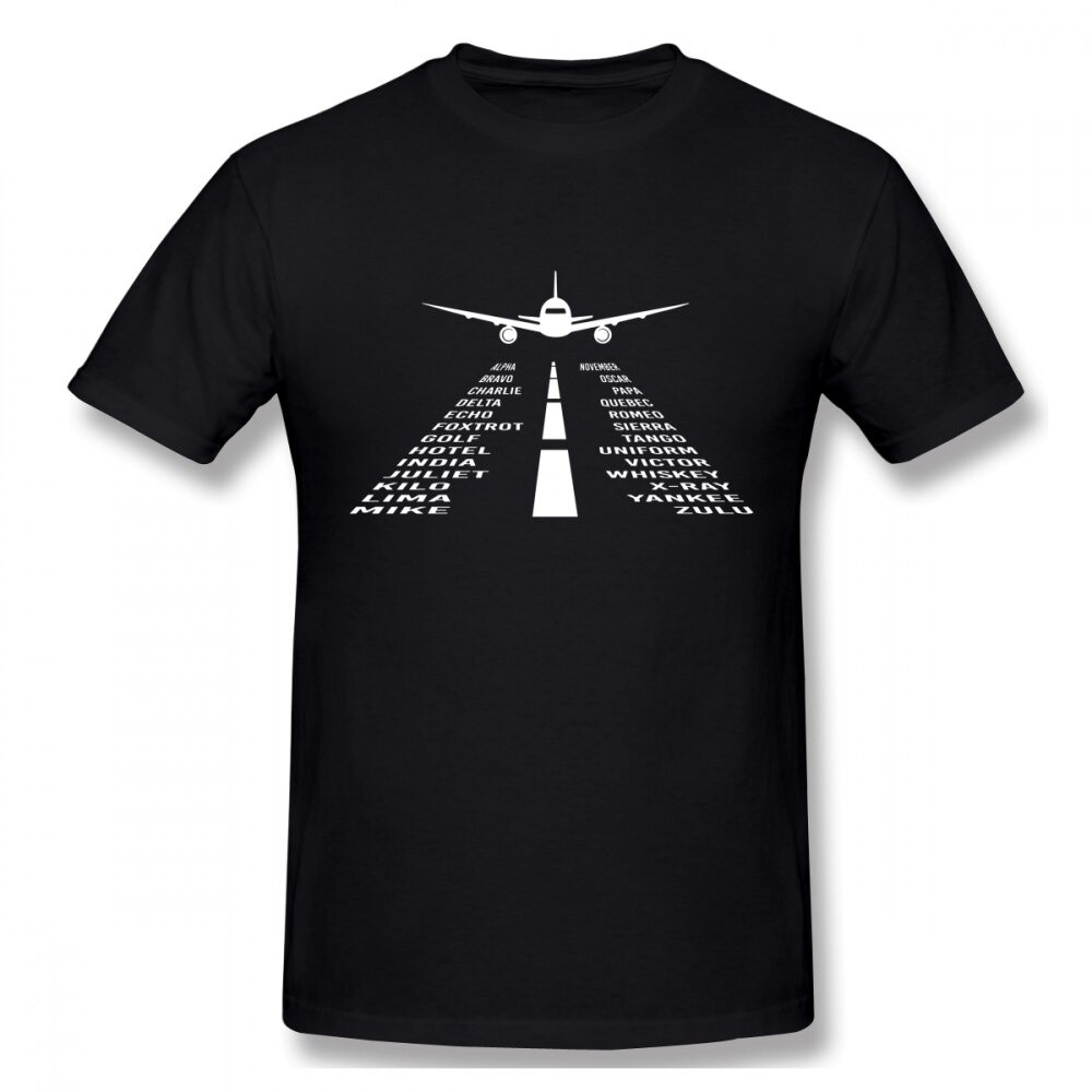 Camiseta Masculina Estampa Avião Piloto Alfabeto Fonético - Camisa de Malha 100% Algodão - Envio Rápido - VS Shopp em Oferta na Shopee