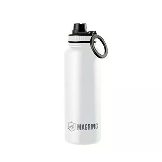 MagRing Garrafa Térmica 540ml Aço Inox com Suporte MagSafe - Mantém Fria 24h Quente 12h - Branca em Oferta na Shopee