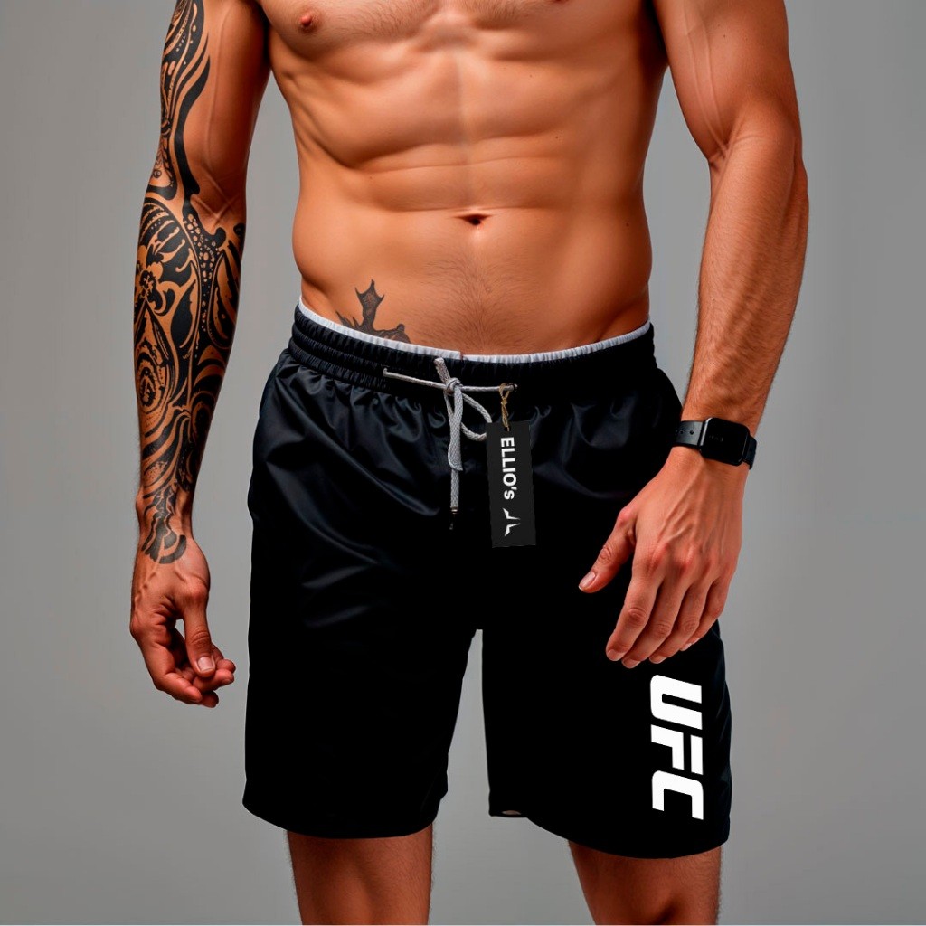 Short Bermuda Tectal Mauricinho Esportiva  Academia, Skate, Basquete, Corrida Elastano
