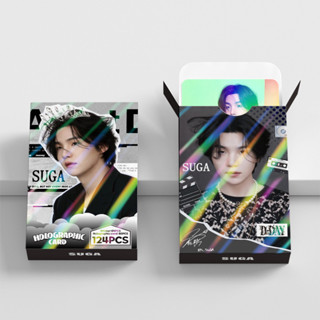 124 Unidades/Caixa BTS SOLO SUGA Photocards Bangtan Boys KPOP AgustD Cartão LOMO Holográfico em Oferta na Shopee