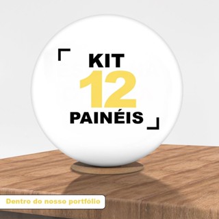 Kit 12 Painel Redondo 50x50 cm Tecido Sublimado - Escolha Seu Tema decoração aniversário festa infantil em Oferta na Shopee