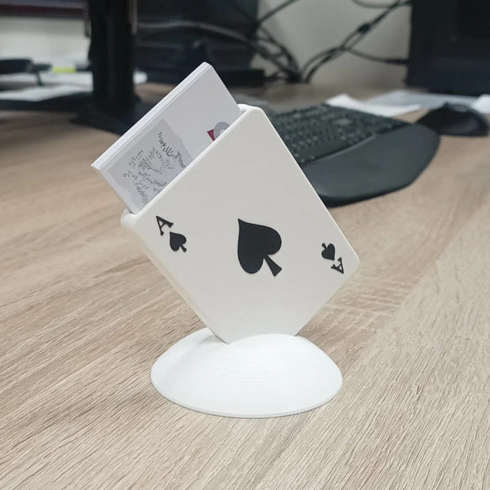 Expositor Porta Cartão De Visita CARTA BARALHO Suporte para cartão panfleto Livreto Escritorio Sala