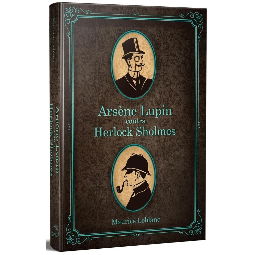 Livro  Arsène Lupin contra Herlock Sholmes por MAURICE LEBLANC Editora GRUPO PANDORGA por MAURICE LE