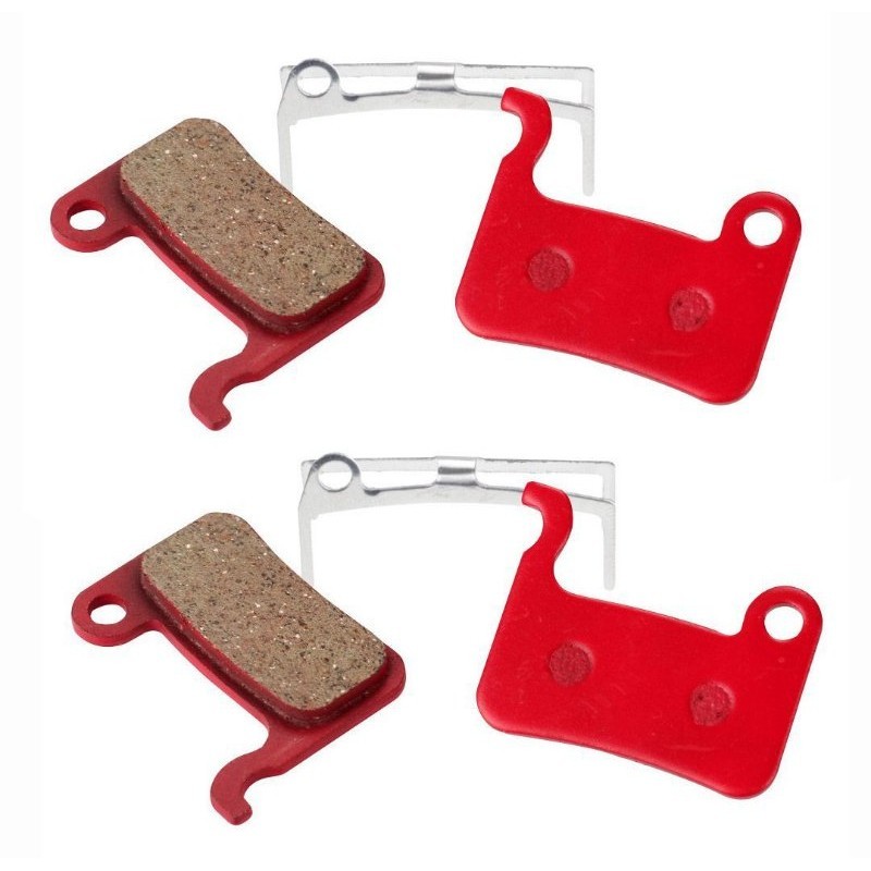 Par de Pastilha De Freio Disco Orgânica Absolute para Shimano XT M775/M776/M765 - XTR M975 - SLX M665 - DEORE M596/M595