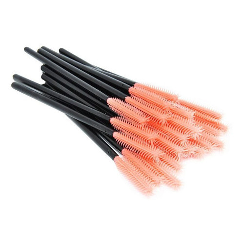Escovinhas de Silicone 50 Unidades Para Cílios Sobrancelhas