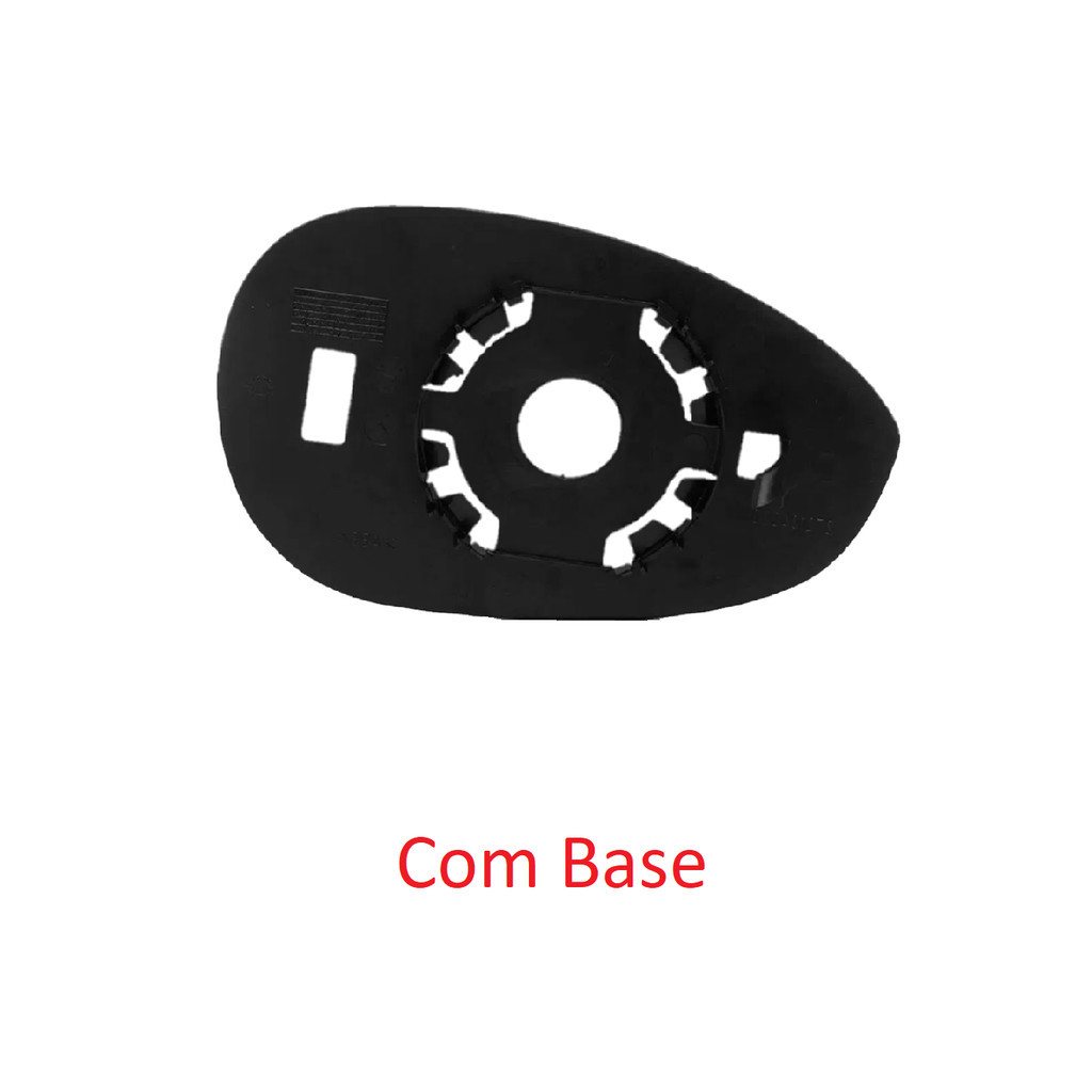 Subconjunto Lente E Base Vidro Do Retrovisor Punto 2007 2008 2009 2010 2011 2012 2013 2014 2015 2016 2017 2018 Lado Direito