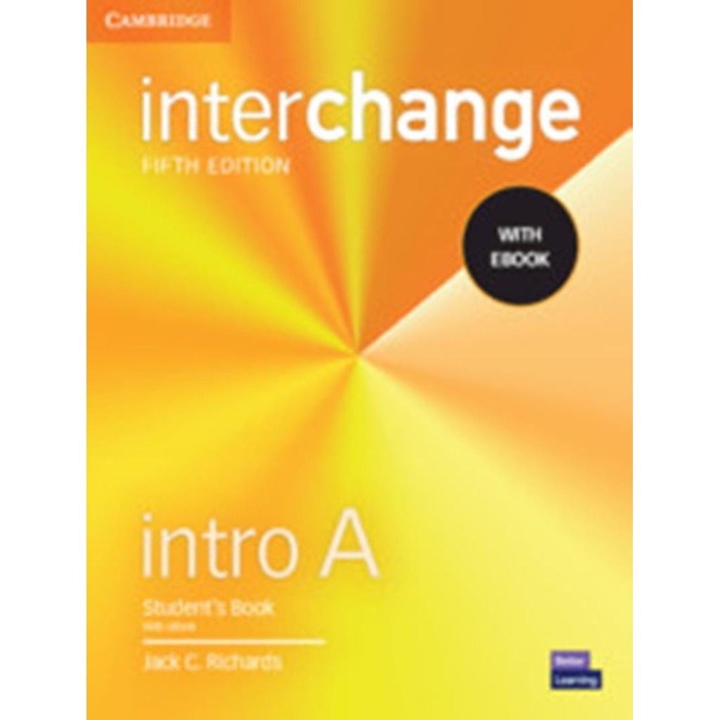 Interchange Intro Sb A With Ebook 5Th Ed