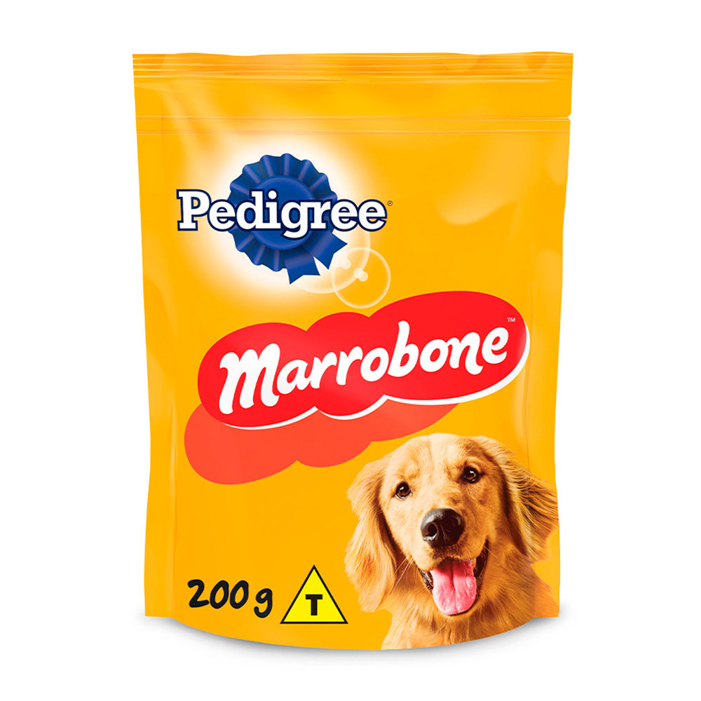Biscoito Biscrok Marrobone Cães Adultos Carne 200g - Pets
