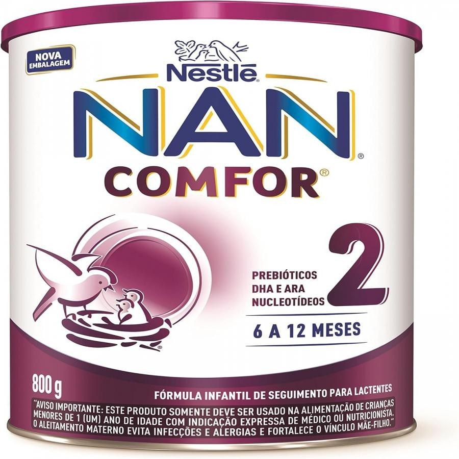 Formula Infantil Nan Comfor 2 800g
