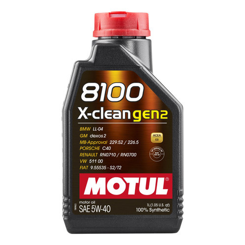 Óleo Para Motor De Carro Motul 8100 X-clean Gen2 5w-40 1l - Spare Parts and Accessories for Vehicles