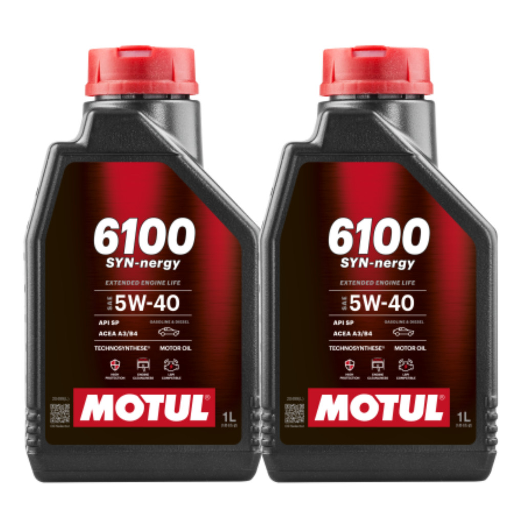 KIT 2 LITROS ÓLEO MOTUL 6100 SYN-NERGY 5W-40 AUTO em Oferta na Shopee
