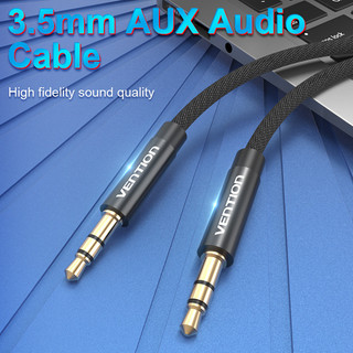 VENTION 3.5mm Auxiliary Audio Cable Jack 3.5mm AUX Cable for Headphones, iPods, iPhones,Samsung, Car,Home Stereo em Oferta na Shopee