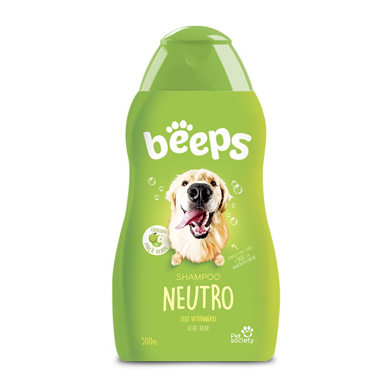 Shampoo Neutro Pet Society Cachorro e Gato Beeps - 500mL