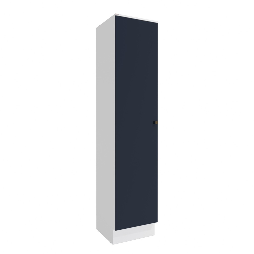Paneleiro Celeste Kappesberg 100% MDF 1 Porta Branco/Azul 50cm - Home & Living