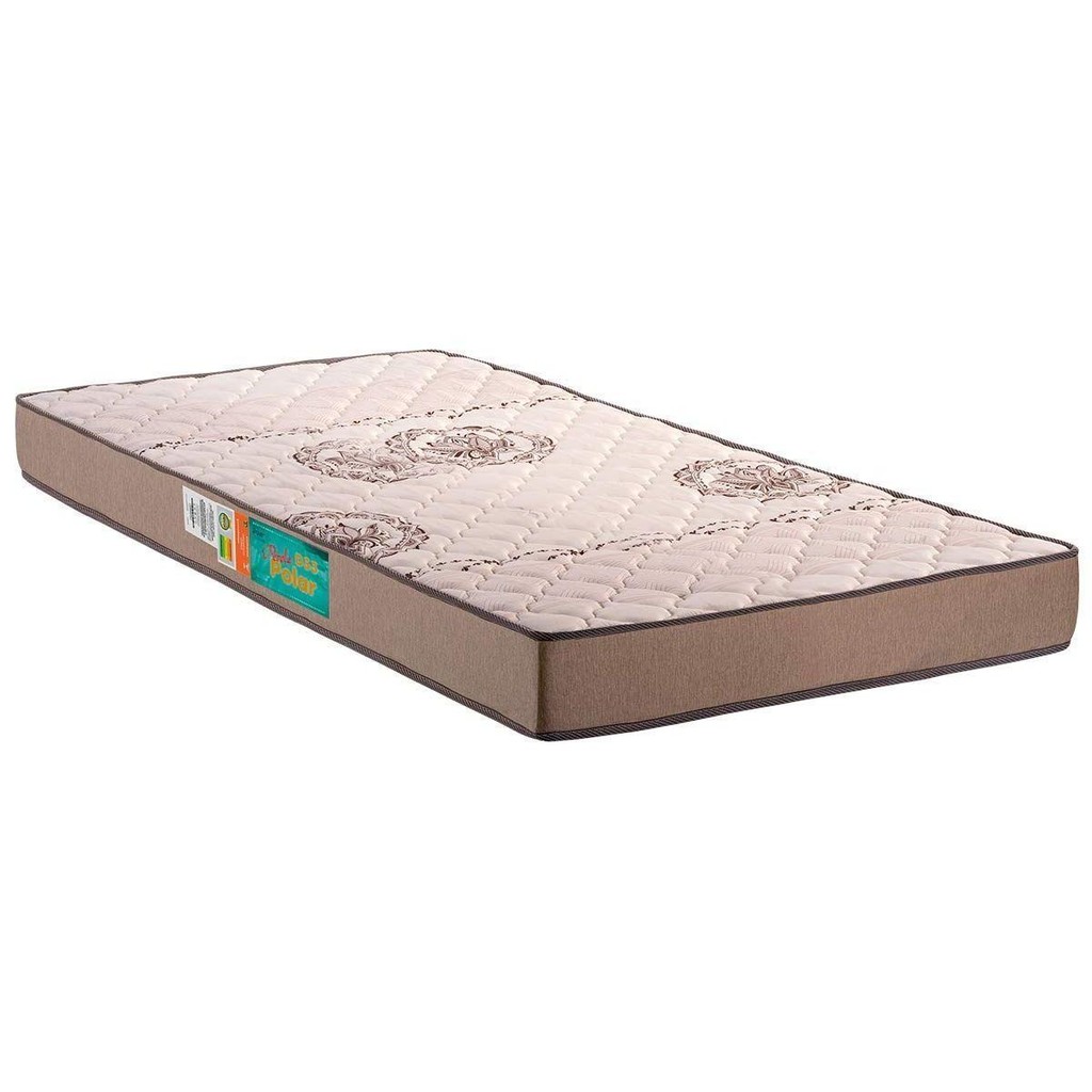 Colchão Solteiro Espuma D33 Pérola Clean (78x188x12) - Polar em Oferta na Shopee