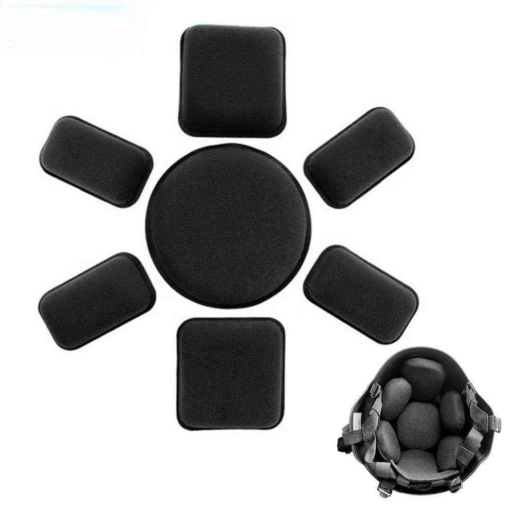 Almofadas Protetoras Para Capacete , Conjunto De Substituição De Espuma De Memória Acessórios De Microfone Rápido F5G5 em Oferta na Shopee