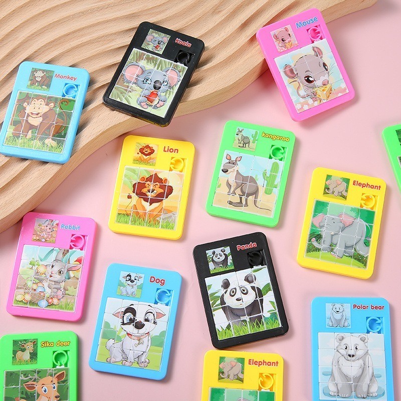 30 Peças/20/10 Quebra-Cabeça Deslizante De Animais 3-6 Anos Labirinto Brinquedo Presentes Escolares Infantis — imagem 2 de 2