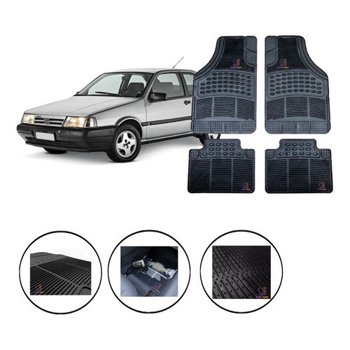 Jogo Tapete Carpete Borracha Fiat Tempra 1995 A 1997