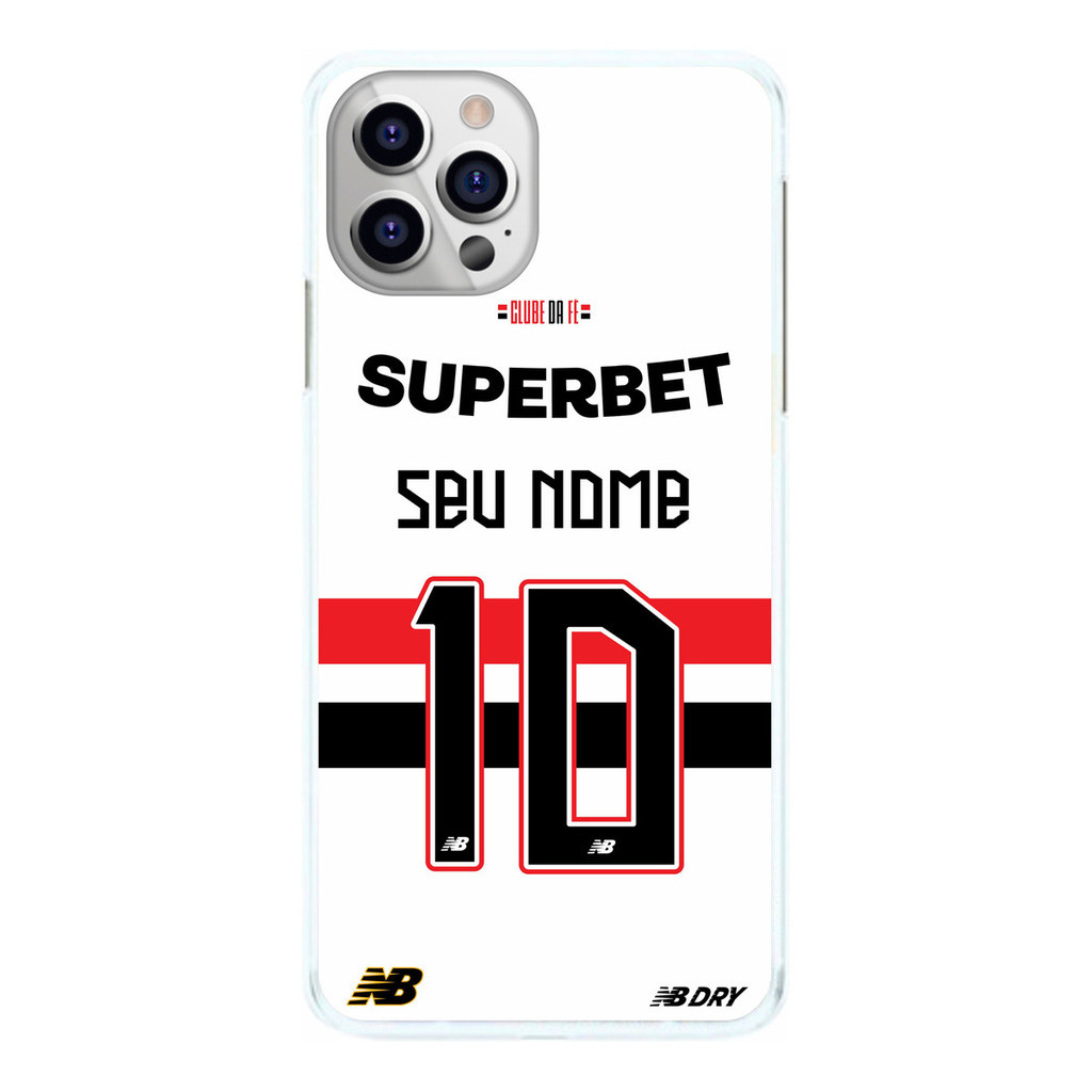 Capinha São Paulo 2024 Costas Nome e Numero Capa de Celular