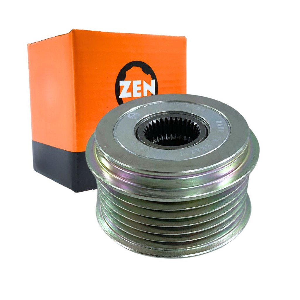 Polia Roda Livre Alternador 6 Filetes Para Yaris 1.8 Corolla 1.6 Cherokee 2.8 Zen 0210401110 em Oferta na Shopee