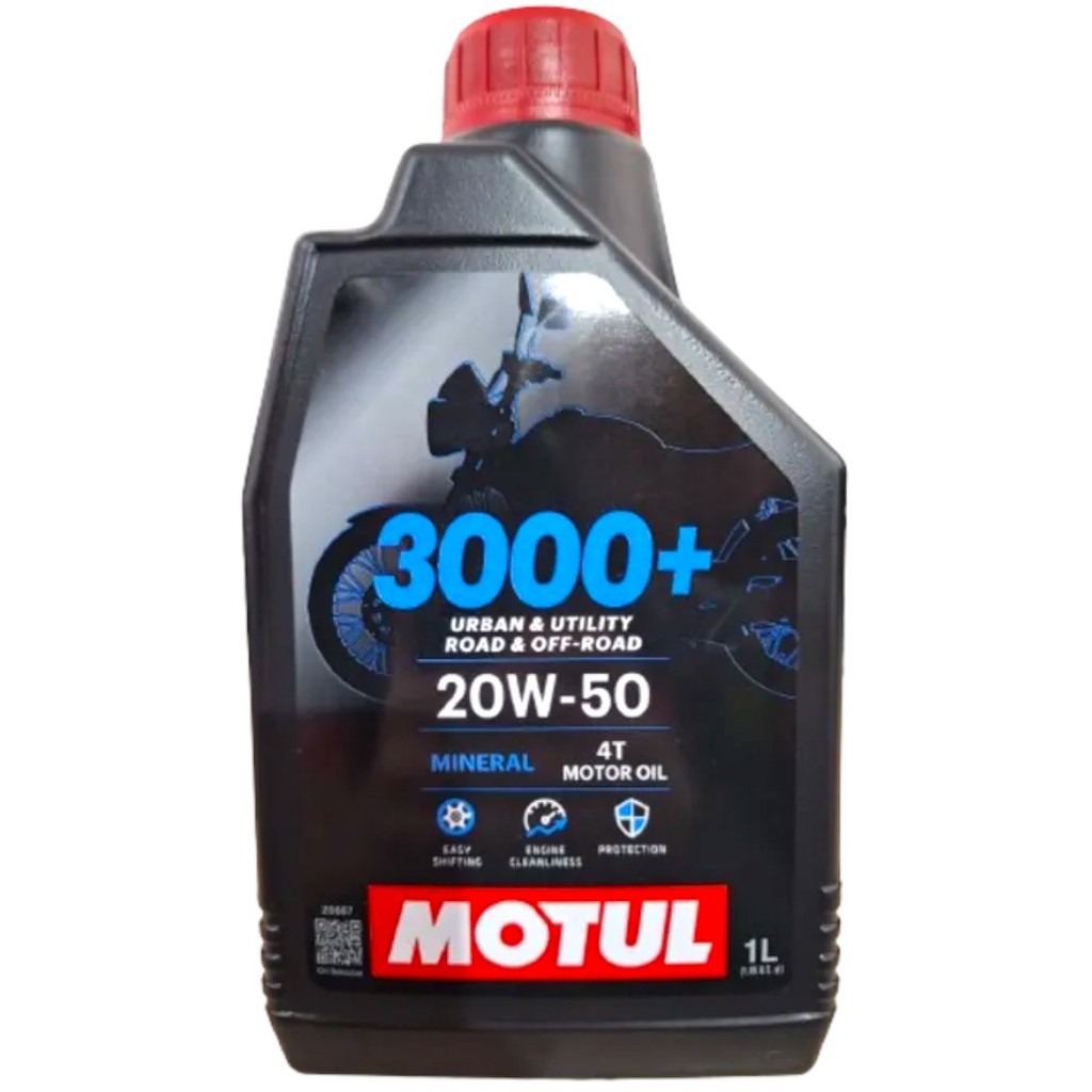Óleo Lubrificante Motul 3000+ 20w50 Motos 1 Litro original