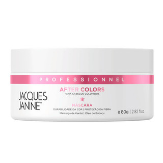 Máscara Tratamento Cabelos Coloridos Descoloridos After Colors Jacques Janine 80g em Oferta na Shopee