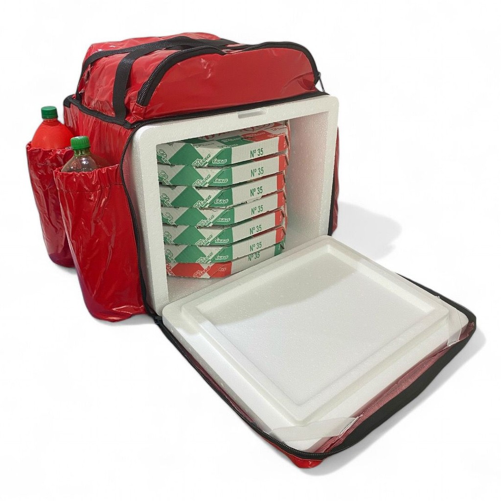 Mochila Motoboy Bag Isopor para Entregas Delivery MochilaTérmica Ifood Entrega Impermeável Reforçada