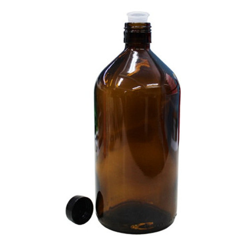 Frasco Vidro Ambar Marrom 1000ml Para Maceracao -esp em Oferta na Shopee