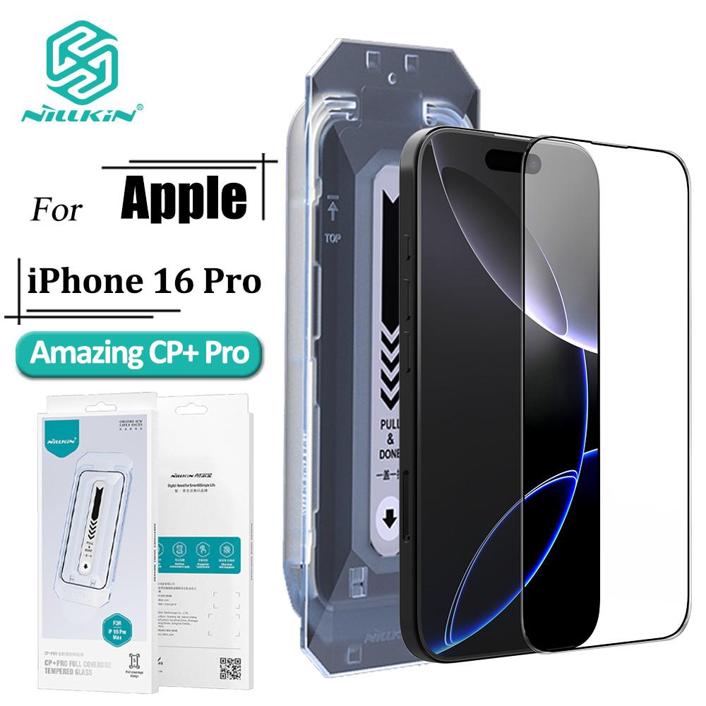 NILLKIN Vidro Temperado iPhone 16 Pro CP + Protetor De Tela Antirreflexo De Fácil Instalação em Oferta na Shopee