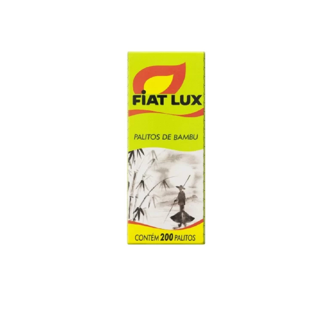 PALITOS DE BAMBU FIAT LUX  COM 200 UN - CAIXA QUADRADA - Home & Living
