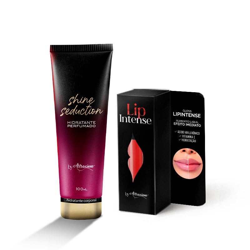 Kit Hidratante Shine Seduction + LipIntense em Oferta na Shopee