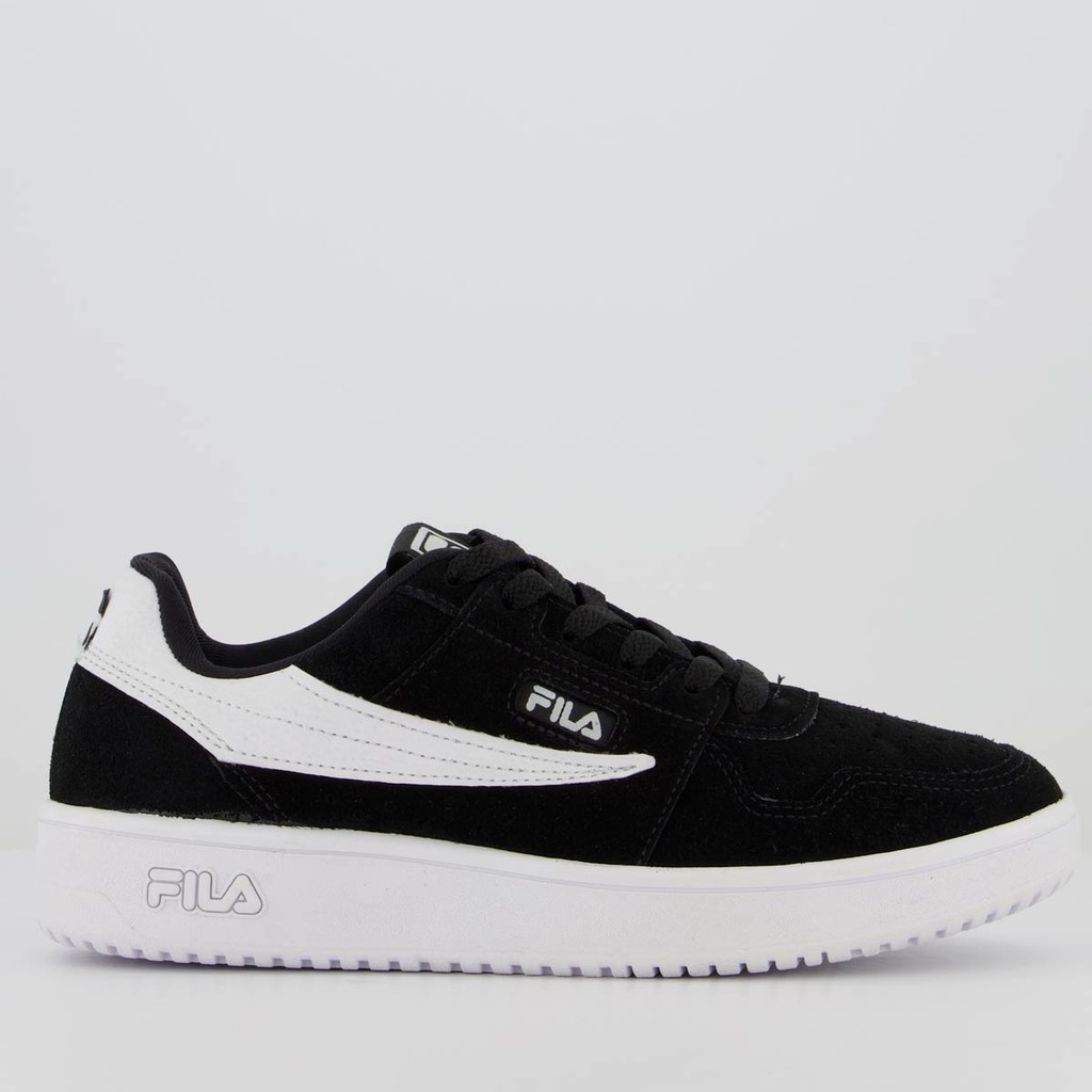 Tênis Fila ACD Classic SE Feminino Preto e Branco em Oferta na Shopee