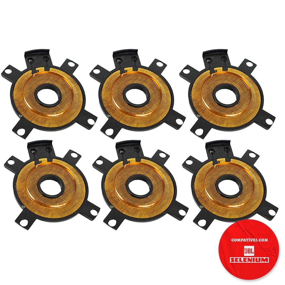 6x Reparo Driver Para Jbl Selenium St 304 Tweeter 8ohms 100w em Oferta na Shopee