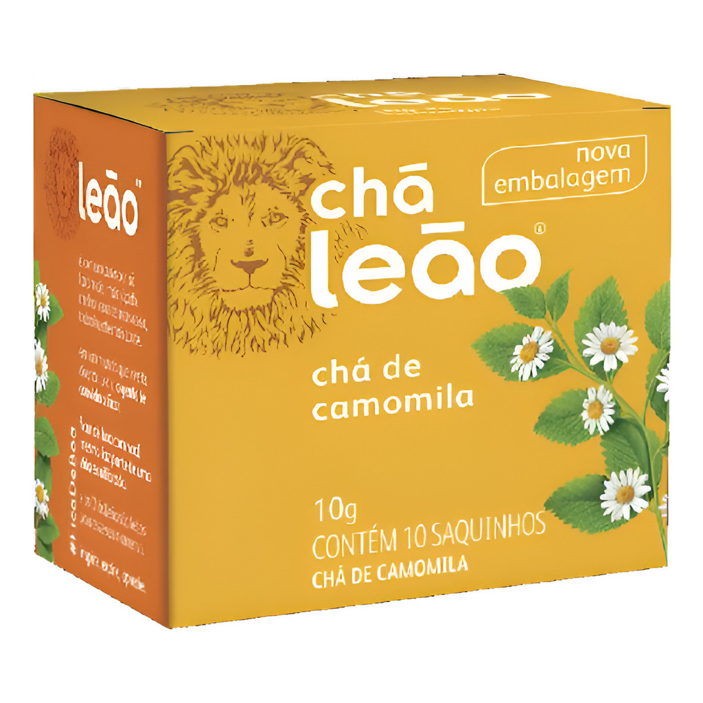 Chá Matte Leão Ervas 10g - Camomila - Com 10 Saquinhos