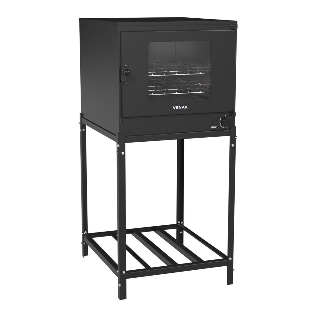 Imagem Forno Industrial Venax Fi 109 Litros com Base Gas Glp Preto