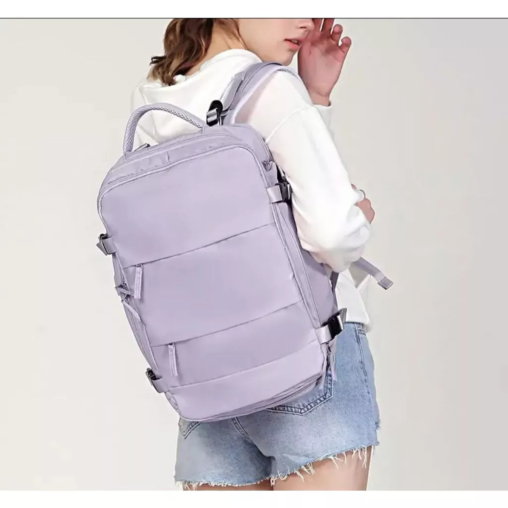 Mochila de viagem Oxford impermeável, esportes ao ar livre, casual, carregamento USB, laptop escolar em Oferta na Shopee