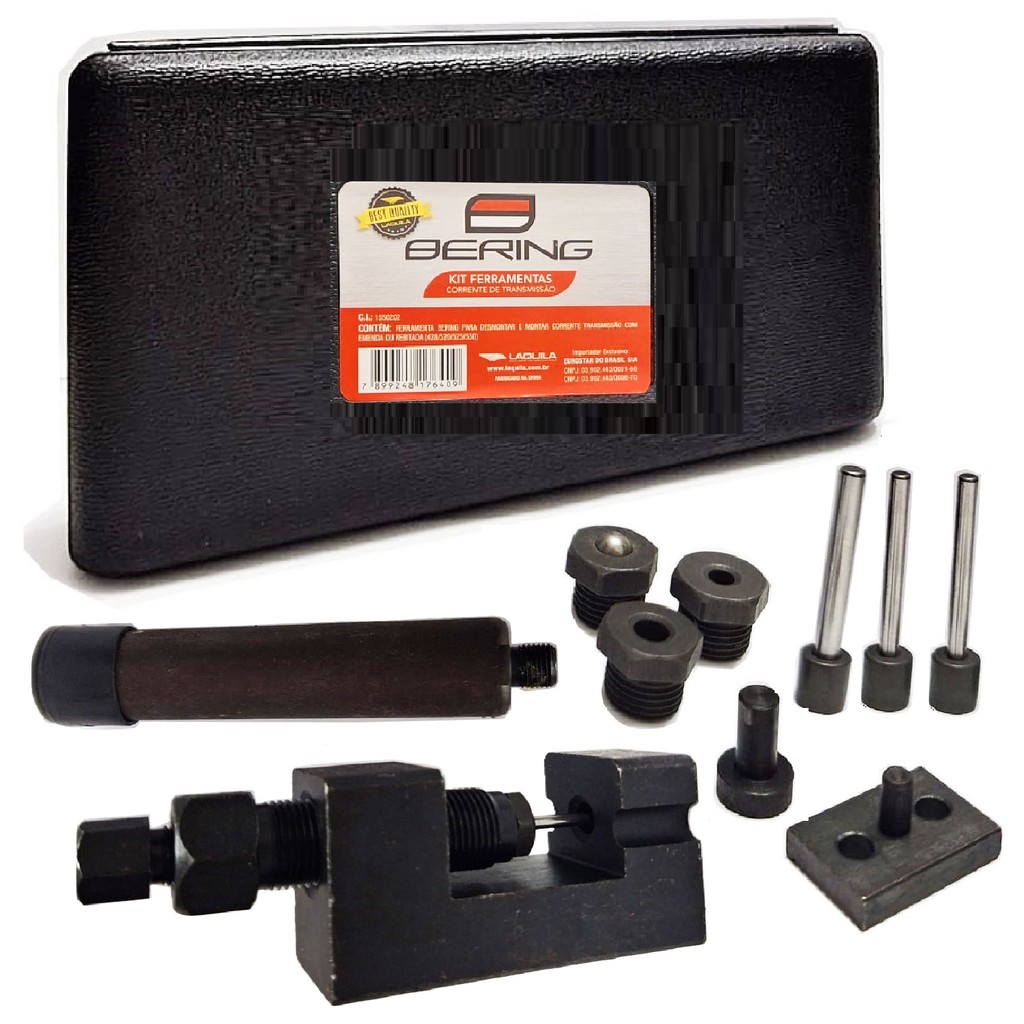 Ferramentas Para Montagem e Desmontagem de Correntes de Transmissão Emenda/Rebite Bering em Oferta na Shopee