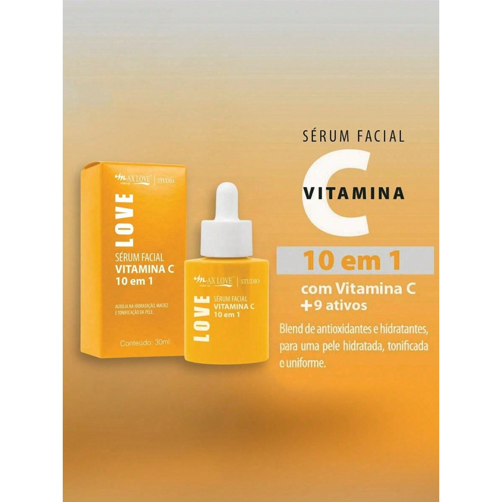 Sérum Facial Vitamina C 10 em 1 - Max Love