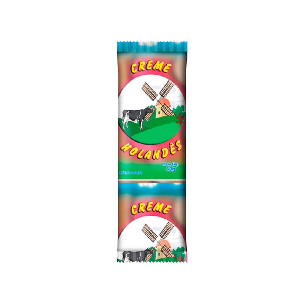SAQUINHO PICOLE CREME HOLANDES C/ 250 GRAMAS