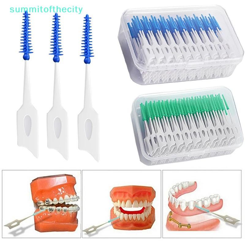 Escovas Interdentais de Silicone 200 Unidades