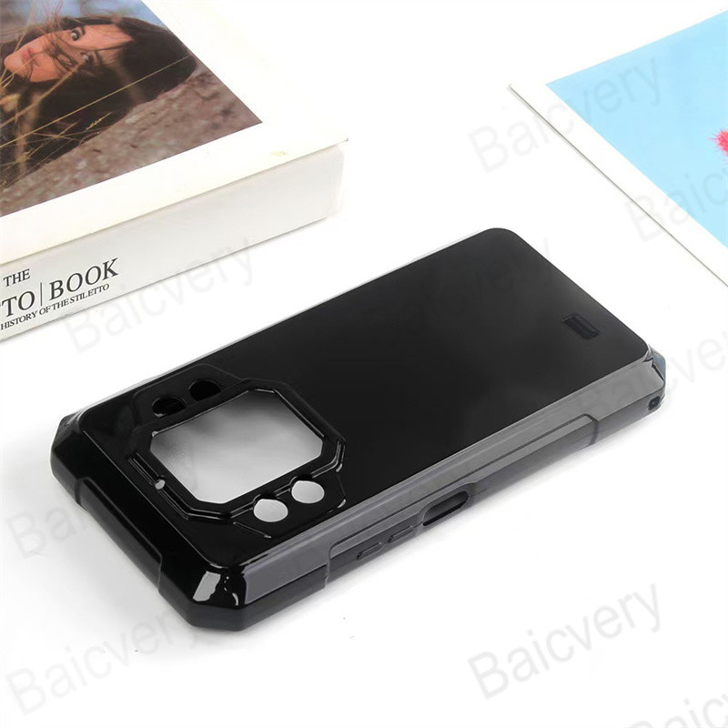 Para Cubot KingKong X Preto Transparente Proteção Completa Soft TPU Silicone Capa Traseira — imagem 2 de 2