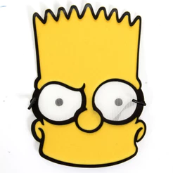 Máscara Simpsons Bart Original Tamanho Único Abrakadabra