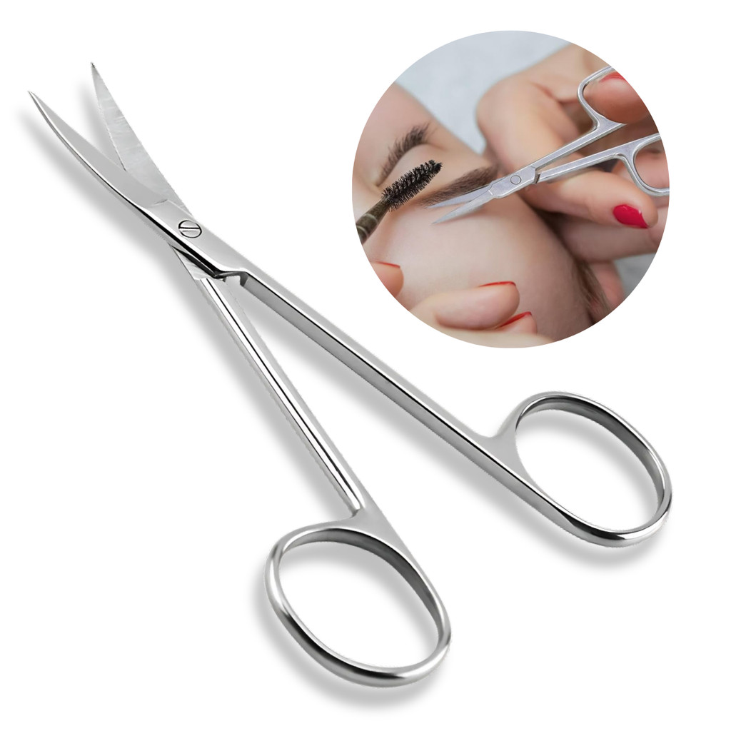 Tesoura Unha Cutilagem Russa Aço Inoxidável Extrafina