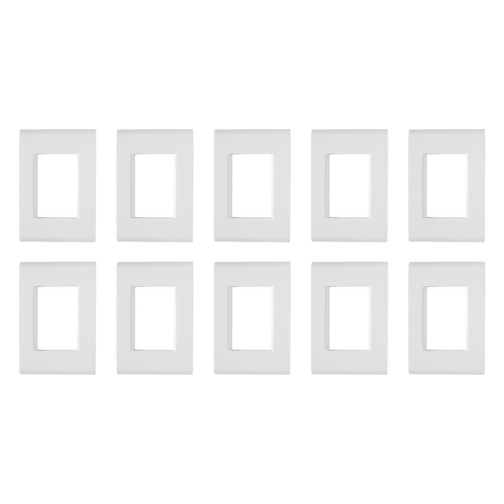 Kit 10UN Placas 4x2 3 Postos Juntos Liz Branca – Tramontina em Oferta na Shopee